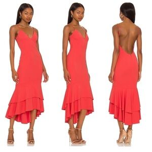 New! Katie May Aphrodite midi dress cayenne red 13231